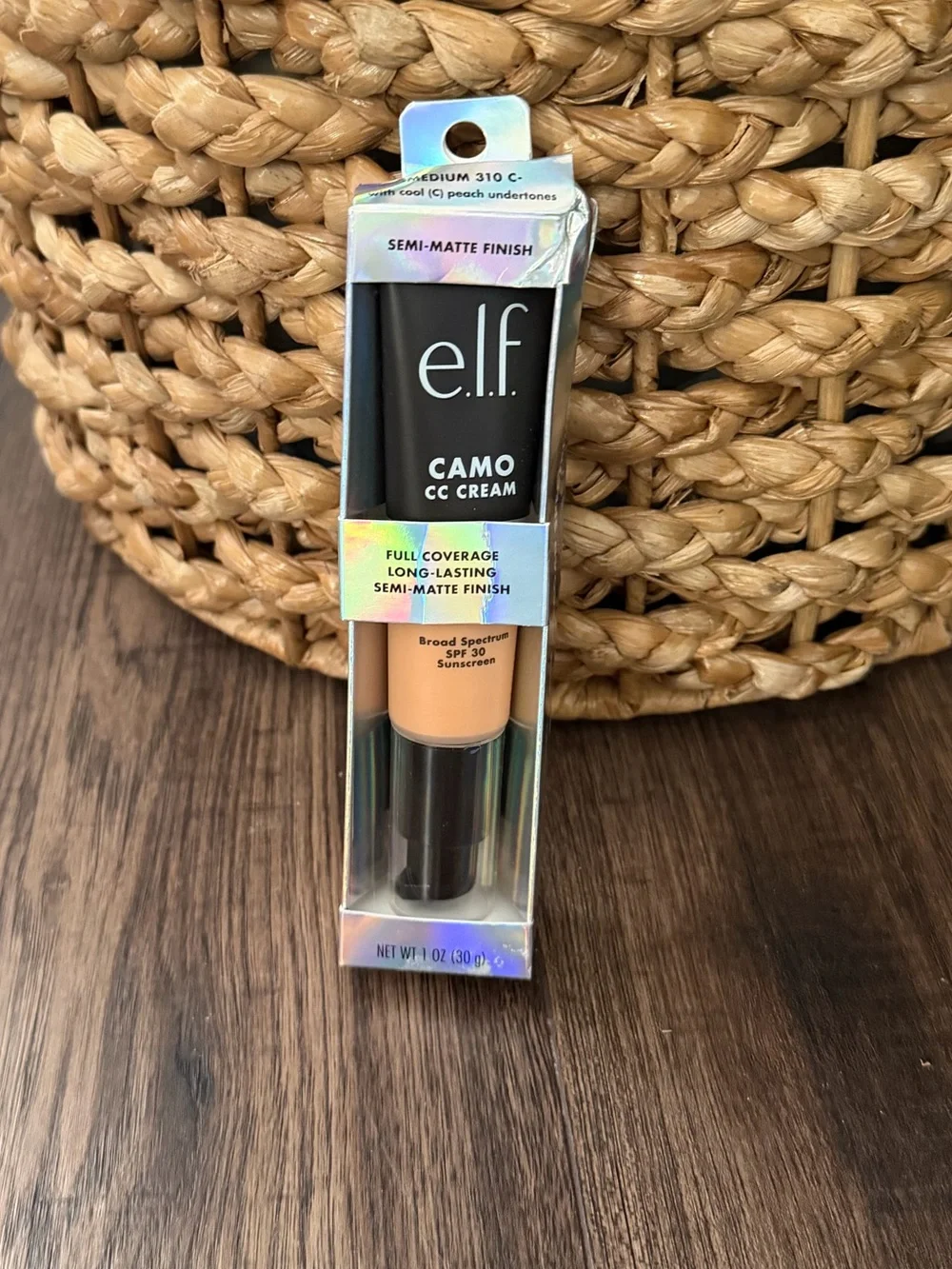 e.l.f. Camo CC Cream - 310 C Medium - 1.05oz: SPF 30, vegan. New